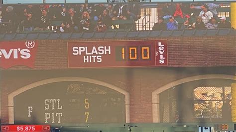 Giants player makes history with 100th Splash Hit at Oracle Park